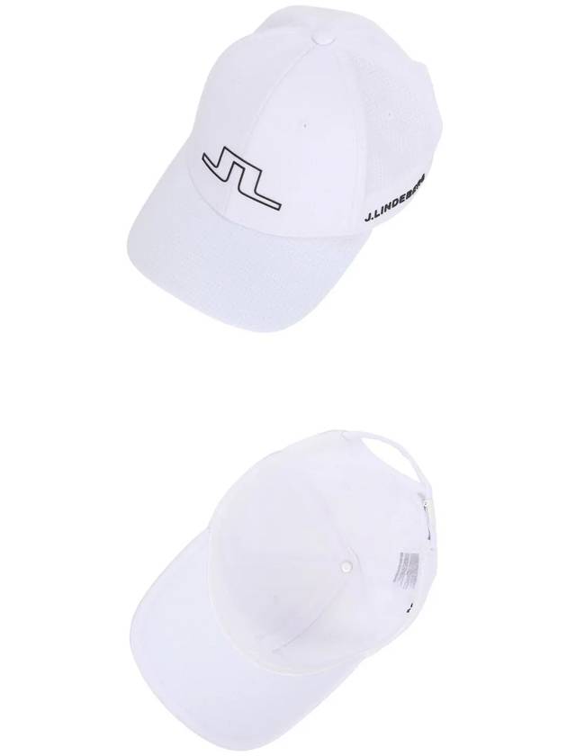 Kaden Mesh Golf Ball Cap White - J.LINDEBERG - BALAAN 4