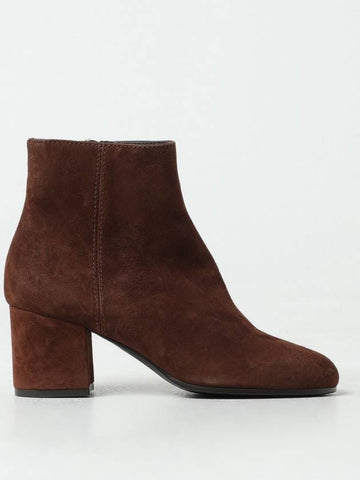 Via Roma 15 suede ankle boots with zip - VIA ROMA 15 - BALAAN 1