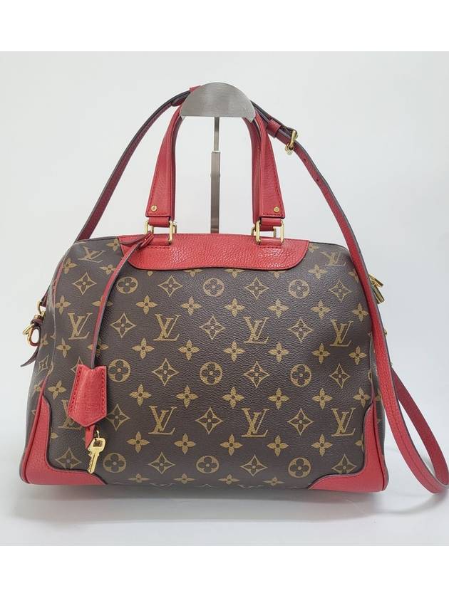 Louis vuitton Retiro MM monogram red tote and shoulder bag M40546 - LOUIS VUITTON - BALAAN 2