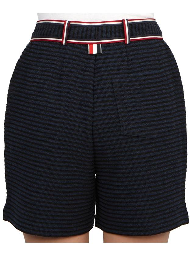 Waste RWB Trim High Shorts Navy - THOM BROWNE - BALAAN 8