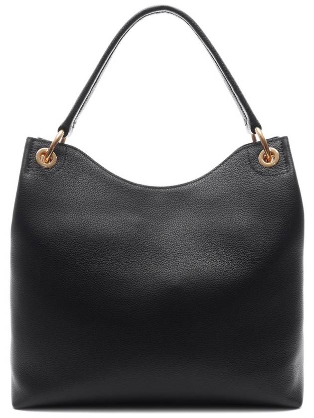 Vitello Phoenix Hobo Bag Black - PRADA - BALAAN 5