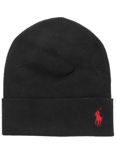 Logo Beanie Black - POLO RALPH LAUREN - BALAAN 2