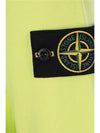 Wappen Patch Crew Neck Sweatshirt Neon Yellow - STONE ISLAND - BALAAN 8