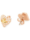 Women's Tiny Diamante Heart Earrings Rose - VIVIENNE WESTWOOD - BALAAN 4