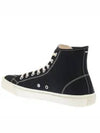 Tabi Split Toe High Top Sneakers Black - MAISON MARGIELA - BALAAN 4