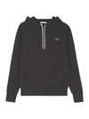 Navy Fox Patch Classic Hoodie Black - MAISON KITSUNE - BALAAN 2