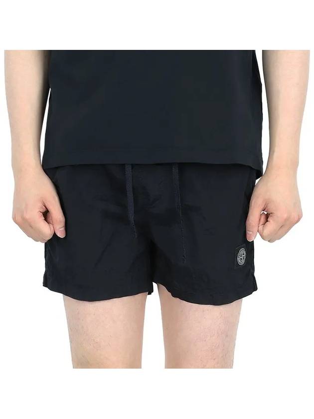 Wappen Patch Nylon Metal Swim Shorts Navy - STONE ISLAND - BALAAN 3