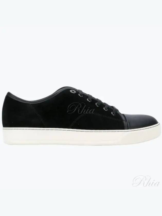 24 FMSKDBB1AnaP P1510 DBB1 Suede Leather Sneakers - LANVIN - BALAAN 1