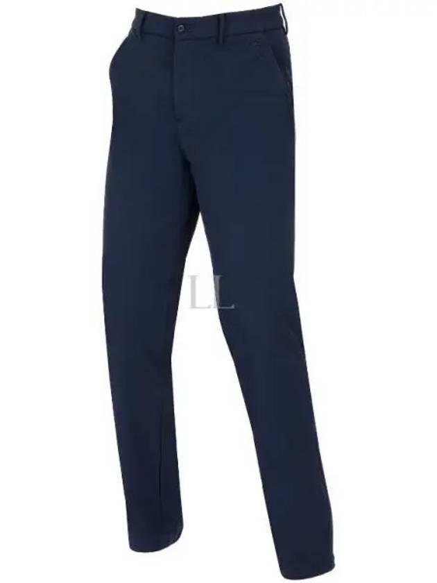 Men's Axil Fleece Twill Pants Navy - J.LINDEBERG - BALAAN 2