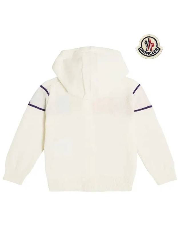 Baby Girls Hooded Zip up Wool Cardigan 9B00002 M1241 034 - MONCLER - BALAAN 3