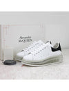 Oversized Clear Sole Low Top Sneakers Black White - ALEXANDER MCQUEEN - BALAAN 2