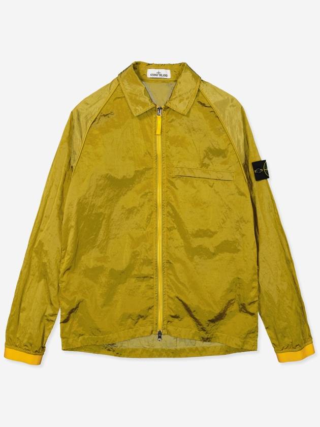 Nylon Metal Overshirt Zip-Up Jacket Yellow - STONE ISLAND - BALAAN 2