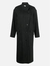 Women's Sabine Wool Single Coat Black - ISABEL MARANT - BALAAN 2