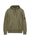 Lens Wappen Sandshell Hoodie Khaki - CP COMPANY - BALAAN 1