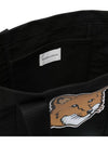 Fox Head Print Tote Bag Black - MAISON KITSUNE - BALAAN 7