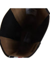 Logo Pebble Leather Chelsea Long Boots Black - THOM BROWNE - BALAAN 8