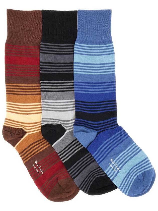 "OMBRE STRIPE" SOCKS SET OF 3 PAIRS - PAUL SMITH - BALAAN 1