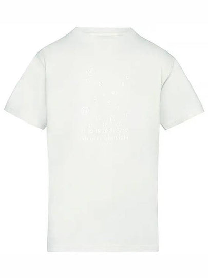 Women's Numeric Logo Short Sleeve T-Shirt Offwhite - MAISON MARGIELA - BALAAN 2