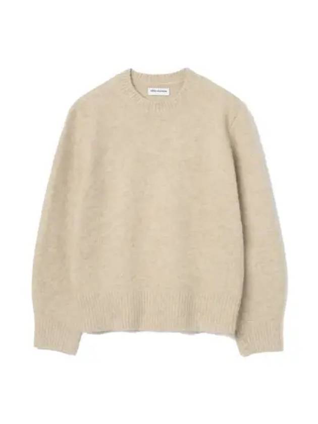 Milo Archive Cropped Silhouette Knit Melange Beige - MILLO ARCHIVE - BALAAN 1