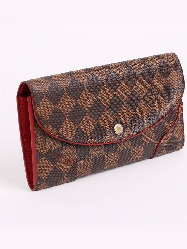 Damier Kaisa Flap Women s Long Wallet - LOUIS VUITTON - BALAAN 4