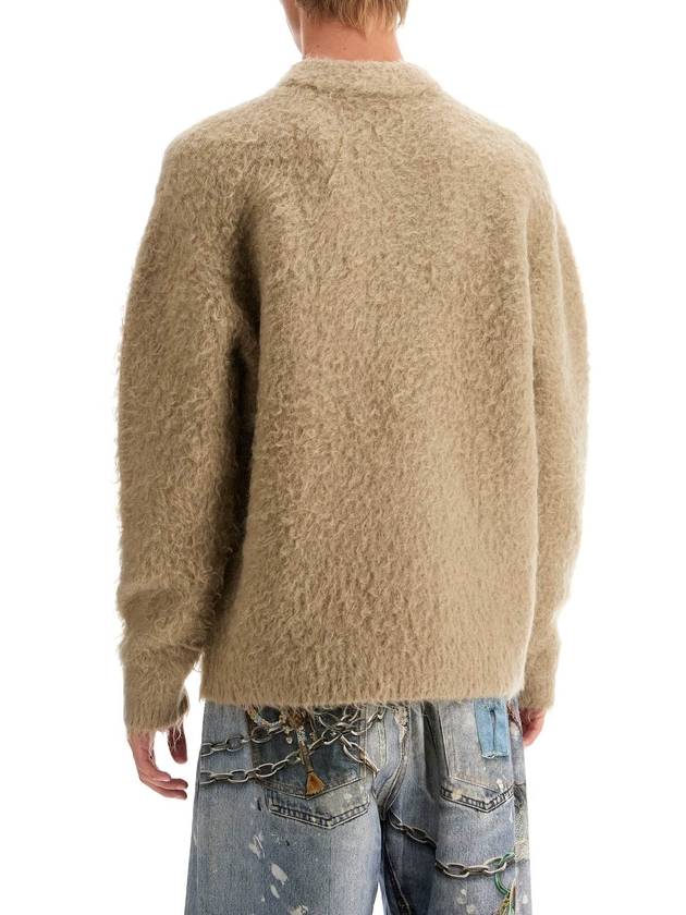 Mohair Wool Jumper Knit Top Beige - ACNE STUDIOS - BALAAN 4