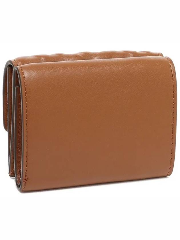 FF Baguette Flap Card Half Wallet Brown - FENDI - BALAAN 4