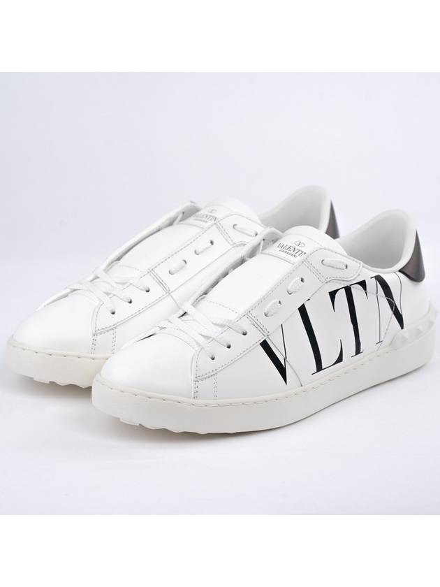 VLTN Logo Low-Top Sneakers White - VALENTINO - BALAAN 2