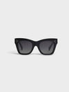 S004 Polarized Lenses Cat Eye Sunglasses Black - CELINE - BALAAN 2