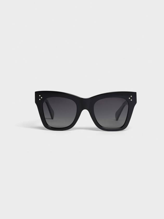 S004 Polarized Lenses Cat Eye Sunglasses Black - CELINE - BALAAN 2