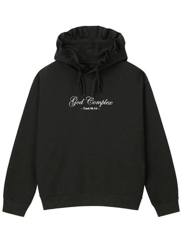 God Complex Ruffle Hoodie Black - CLUT STUDIO - BALAAN 1