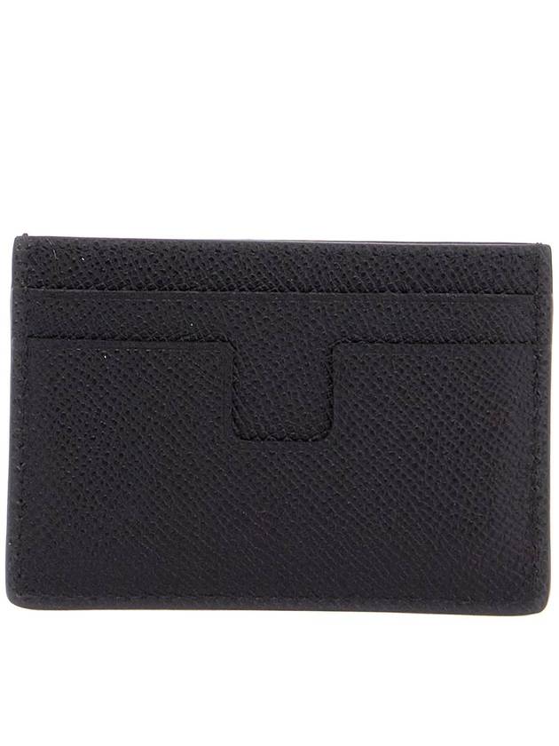 TF Logo Card Wallet Black - TOM FORD - BALAAN 3