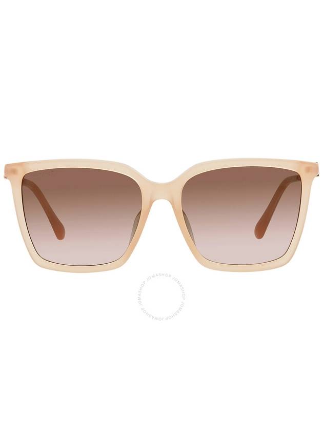 Jimmy Choo Brown Square Ladies Sunglasses TOTTA/G/S 0FWM/HA 56-17-145 - JIMMY CHOO - BALAAN 1