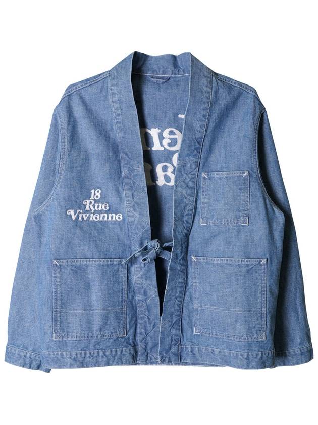 Verdy Kimono Denim Jacket FE5 5DM142 6H4 DT - KENZO - BALAAN 1