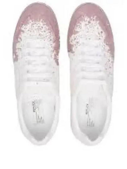 Replica Painting Low Top Sneakers White Pink - MAISON MARGIELA - BALAAN 2