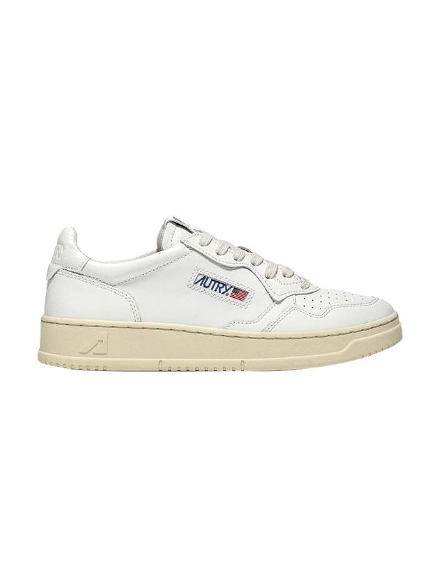 Medalist Leather Low Top Sneakers White - AUTRY - BALAAN 1