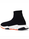 Speed Runner High Top Sneakers Black Orange - BALENCIAGA - BALAAN 4