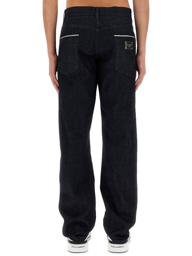 Denim Straight Pants GP04KD G8KF1S9001 DENIM - DOLCE&GABBANA - BALAAN 3