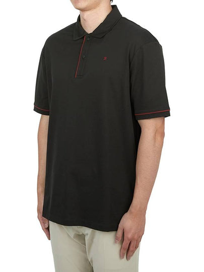 Men s Collar Short Sleeve T Shirt M5BA835F 901 - BALLY - BALAAN 2