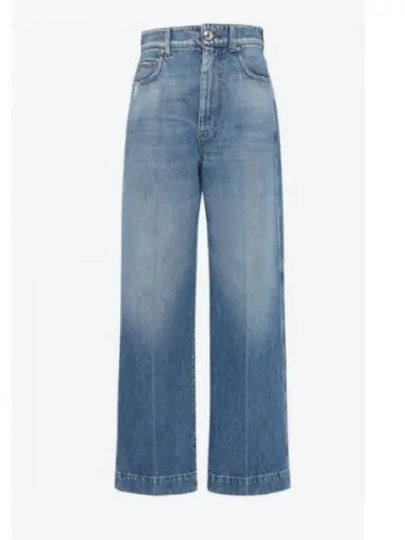 Conio Cropped Straight Jeans Blue - MAX MARA - BALAAN 2