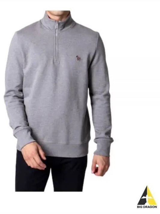 Zebra Zip-Up Sweatshirt Grey - PAUL SMITH - BALAAN 2