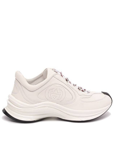 Run Interlocking G Low Top Sneakers White - GUCCI - BALAAN 1