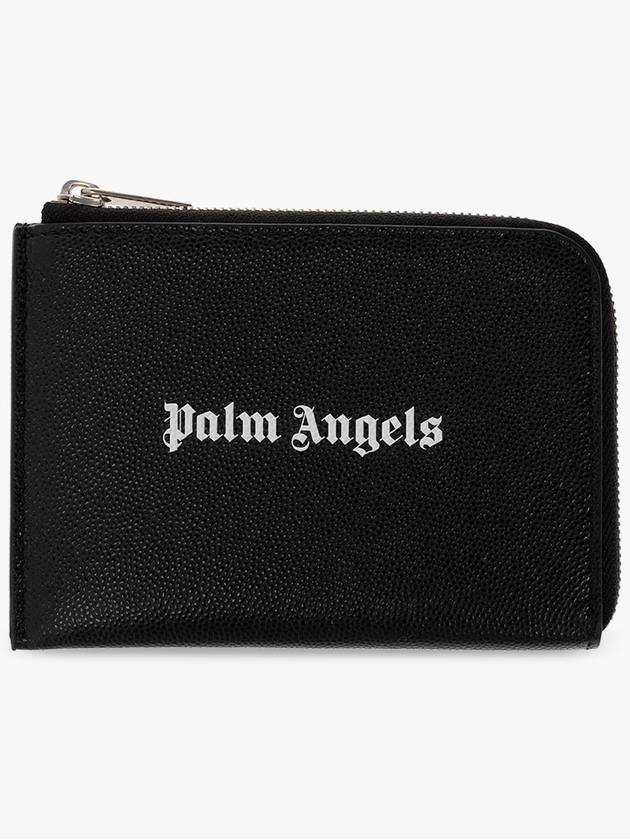 23 fw Mini Pouch WITH PULLOUT Card Holder PMND010S23LEA003 1001 B0230276502 - PALM ANGELS - BALAAN 2