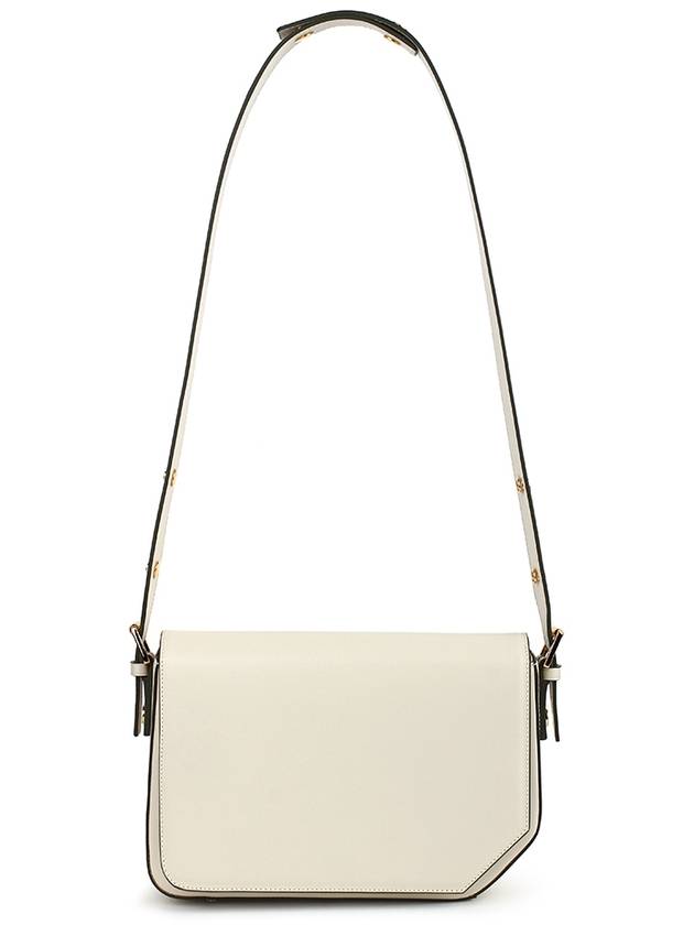 Cut-out edge shoulder bag ivory - LECHROMAQI - BALAAN 10