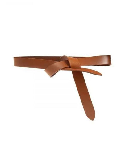 Lecce Knotted Leather Belt Brown - ISABEL MARANT - BALAAN 2