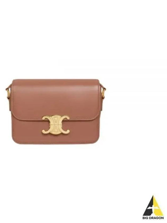 Teen Triomphe Shiny Calfskin Cross Bag Bronze - CELINE - BALAAN 2