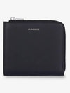 Logo Half Wallet Black - JIL SANDER - BALAAN 2