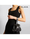 Rose Marie 16 Punching Bucket Bag Black - ALAIA - BALAAN 9