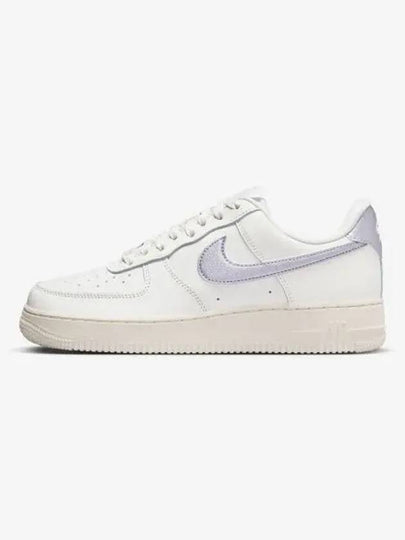 Women's Air Force1 07 Low Top Sneakers Oxygen Purple - NIKE - BALAAN 2