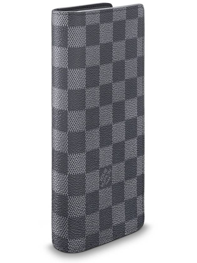 Brazza Damier Canvas Long Wallet Graphite - LOUIS VUITTON - BALAAN 3