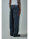 Anagram Baggy Jeans Black - LOEWE - BALAAN 5